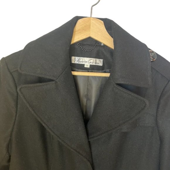 Michael Kors Wool Trench Coat size 8 - Picture 3 of 13